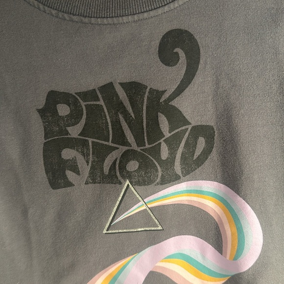 Toddlers Pink Floyd Sweatshirt 2T grey logo swirl pattern music classic rock - Picture 2 of 13